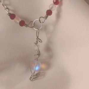 Handmade wire wrapped necklace
